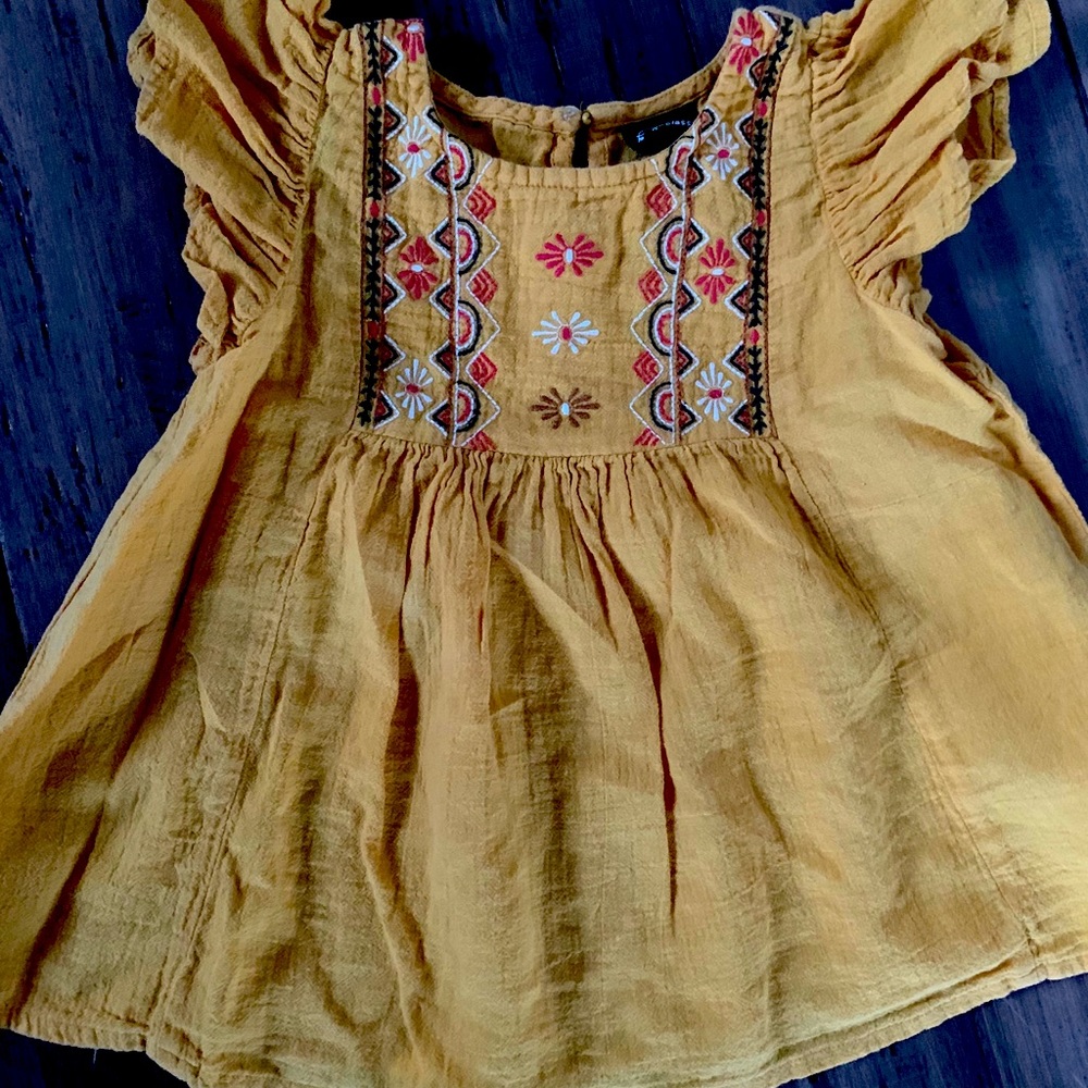 Embroidered top